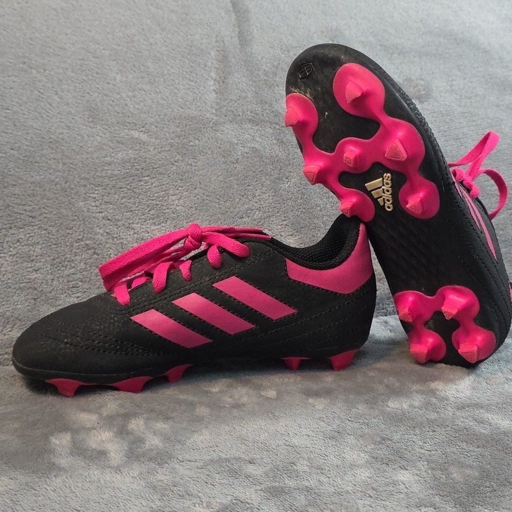 Adidas Goletto kids Soccer Cleats Size 12K Pink Black G26368 - Picture 6 of 7